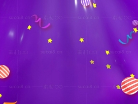 紫色促销舞台广告背景