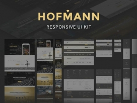 Hofmann Responsive UI Kit 素材